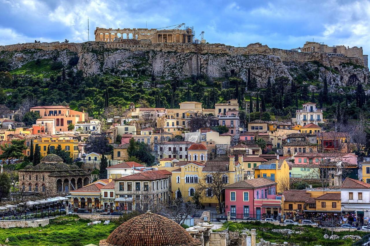 Pale Coloured Apt In Athens Historic Centre Exteriör bild